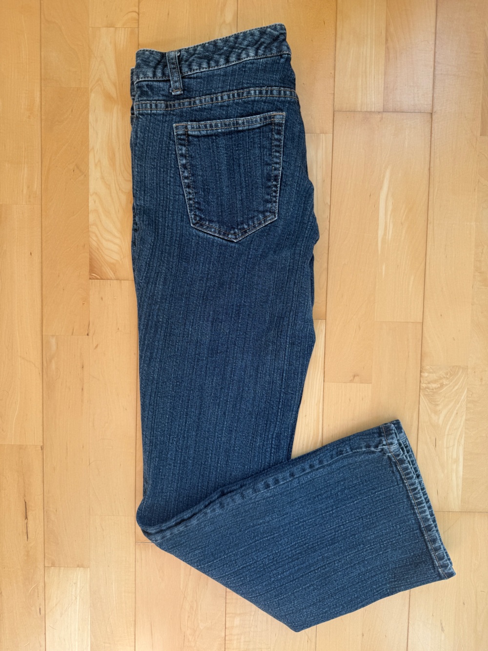 Joe Fresh Dark Blue Low Rise Straight Jeans